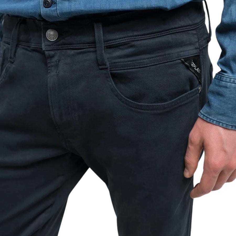 Replay Anbass Slim Fit Blue Hyperflex Denim Jeans