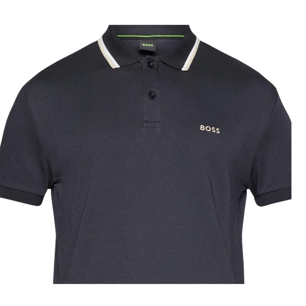 BOSS PL Join Paddy Slim Fit Dark Navy Polo Shirt
