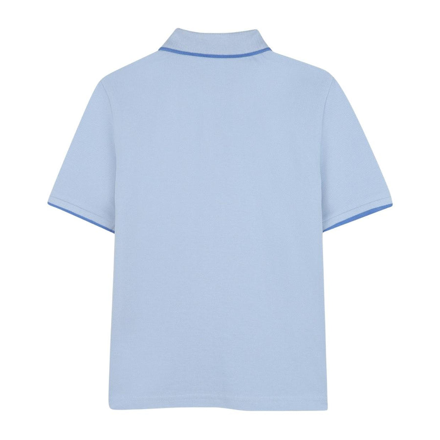 BOSS Kids Contrast Logo Persian Blue Polo Shirt