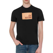 Love Moschino Printed Logo Black T-Shirt