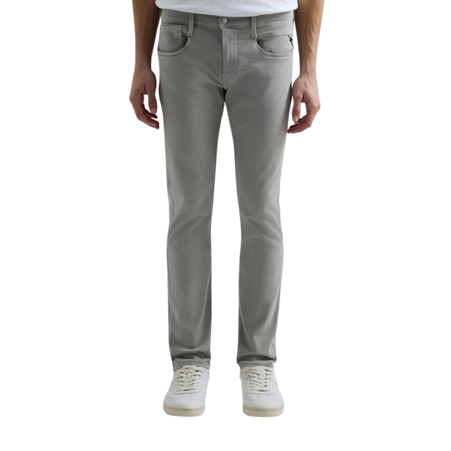 Replay Anbass Slim Fit Light Grey Hyperflex Denim Jeans