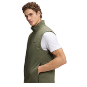 BOSS Logo Detail Water-Repellent Olive Green Gilet