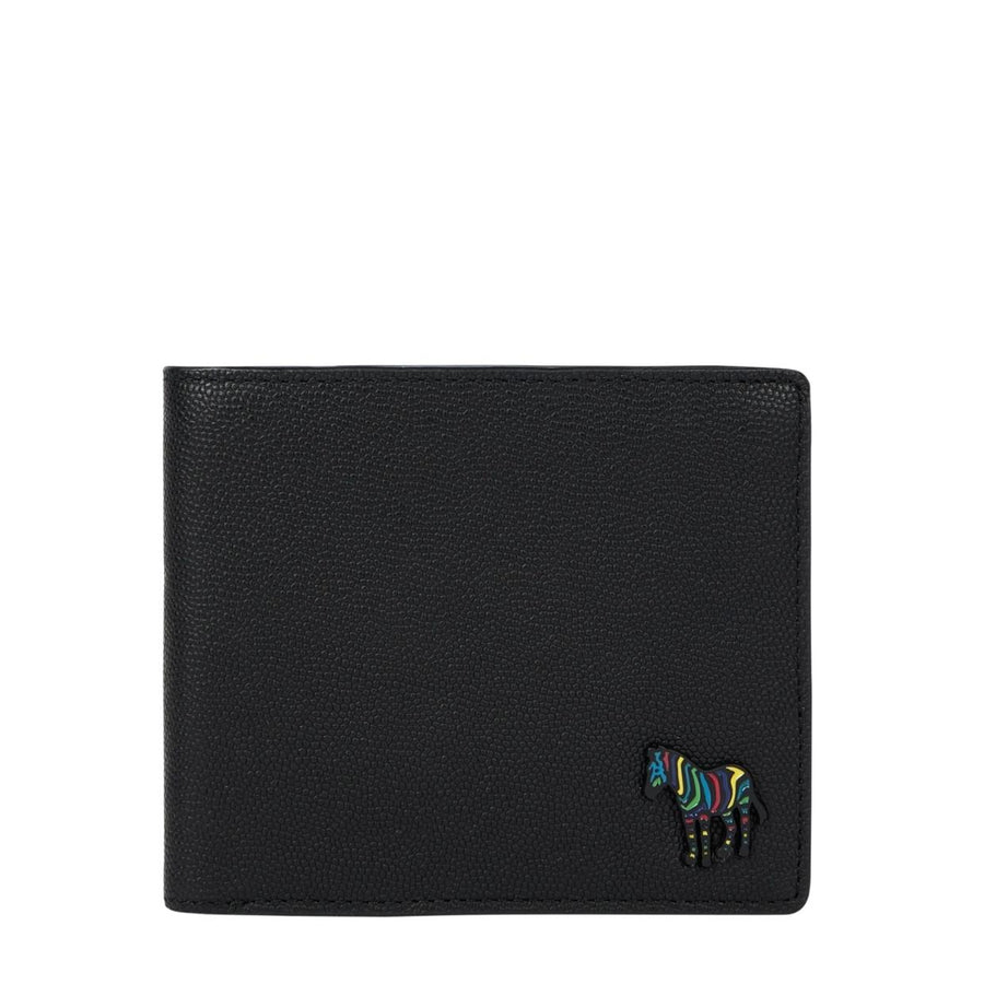 Paul Smith Zebra Logo Black Leather Billford Wallet