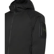 BOSS OW Lite Water-Repellent Black Hooded Jacket