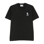 Love Moschino Embroidered Logo Black T-Shirt