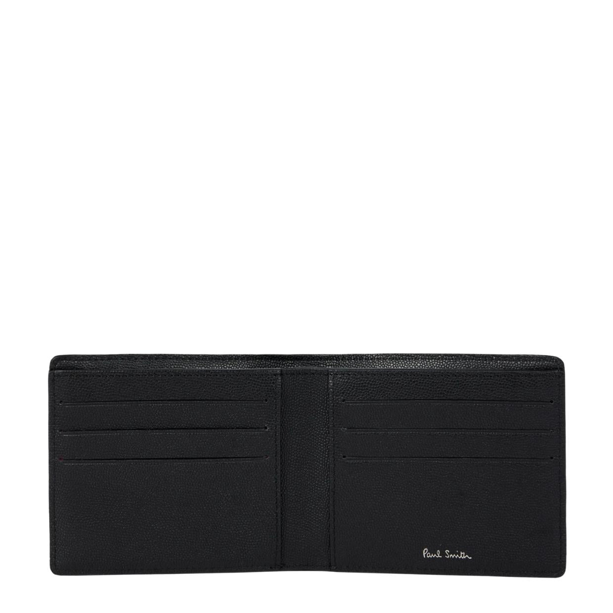 Paul Smith Zebra Logo Black Leather Billford Wallet