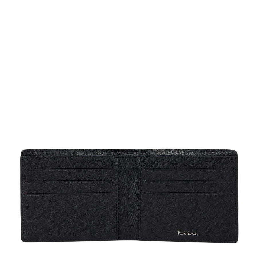 Paul Smith Zebra Logo Black Leather Billford Wallet