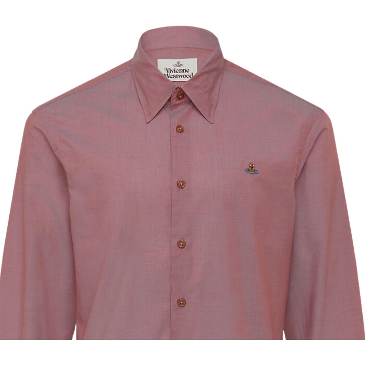 Vivienne Westwood Pink Poplin Ghost Shirt