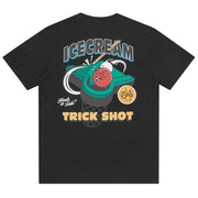 ICECREAM Trick Shot Black T-Shirt