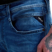 Replay Anbass Slim Fit Medium Blue Hyperflex Denim Jeans