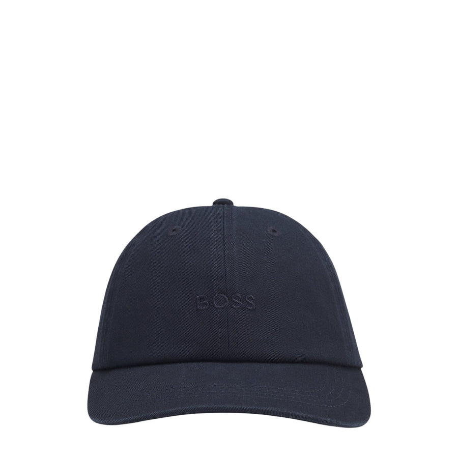 BOSS Embroidered Logo Navy Cap