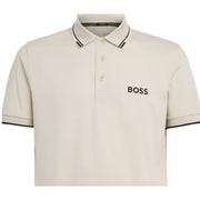 BOSS Paddy Pro Stretch Pique Beige Polo Shirt