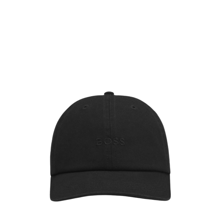 BOSS Embroidered Logo Black Cap