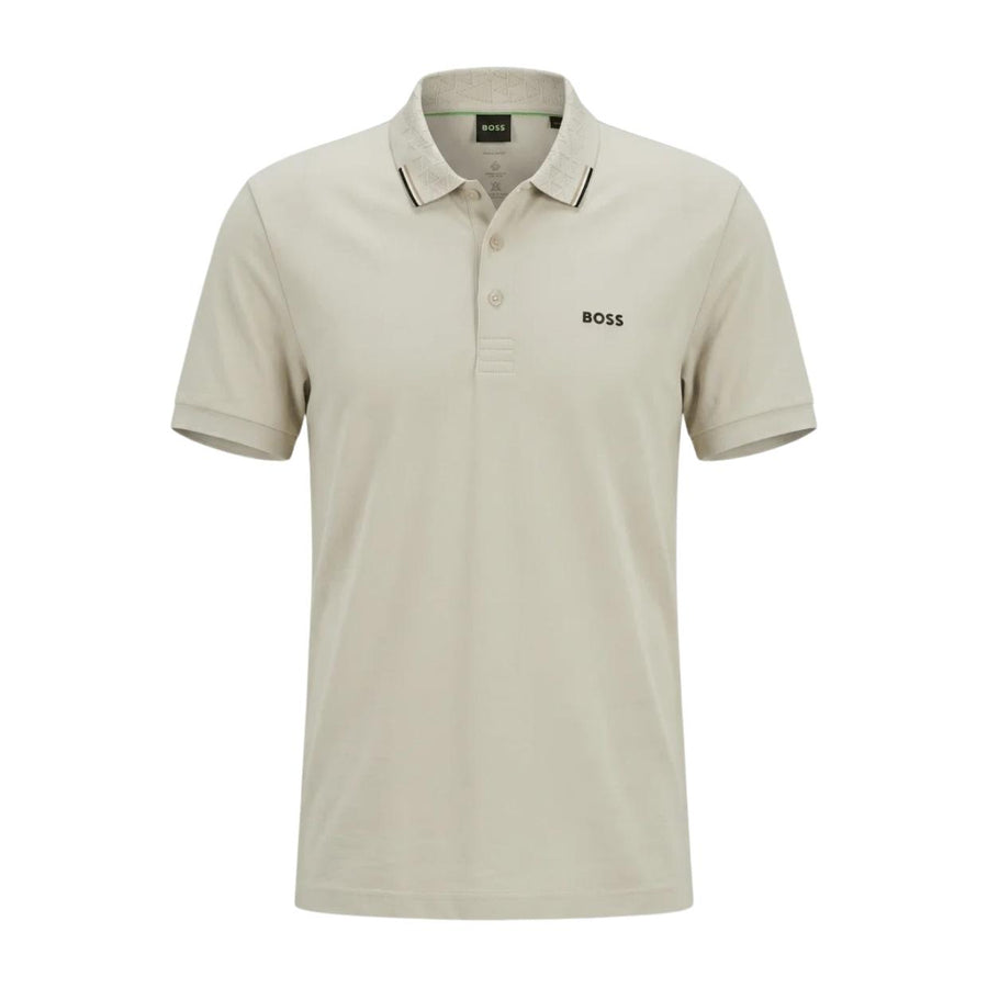 BOSS Regular Fit Swing Paddy Beige Polo Shirt