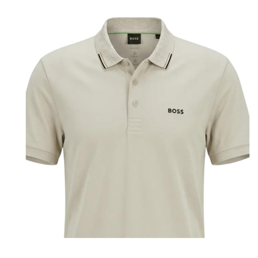 BOSS Regular Fit Swing Paddy Beige Polo Shirt