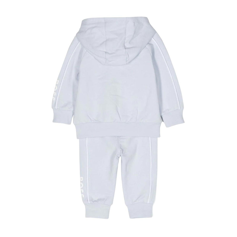 BOSS Baby Logo Print Pale Blue Tracksuit Set