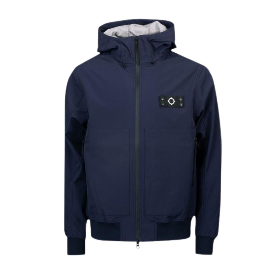 MA.STRUM Logo Badge Ink Navy Infantry Softshell Jacket