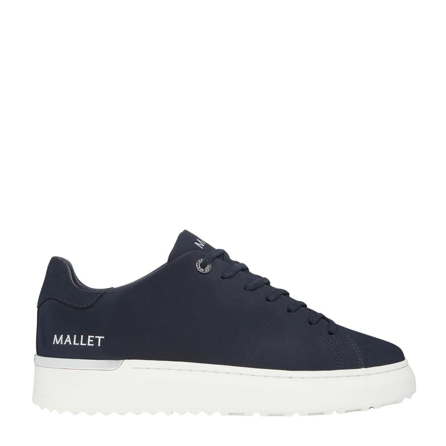 Mallet London GRFTR Lite Navy Silver Trainers