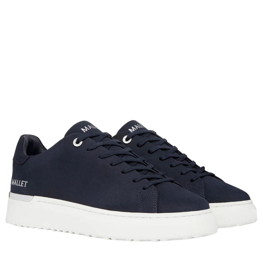 Mallet London GRFTR Lite Navy Silver Trainers