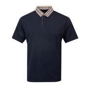 Aquascutum Active Club Check Collar Polo Shirt