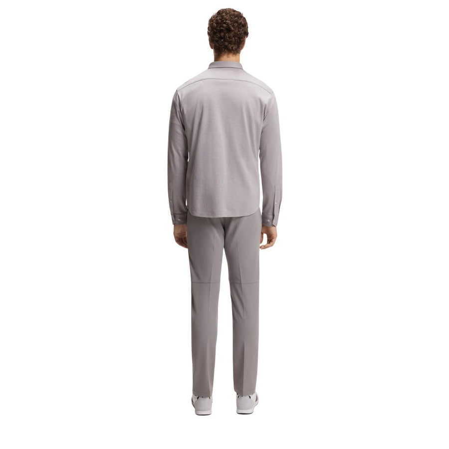 BOSS Embroidered Logo Motion Regular Fit Grey Shirt