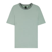 BOSS Logo Crew Neck Light Green T-Shirt