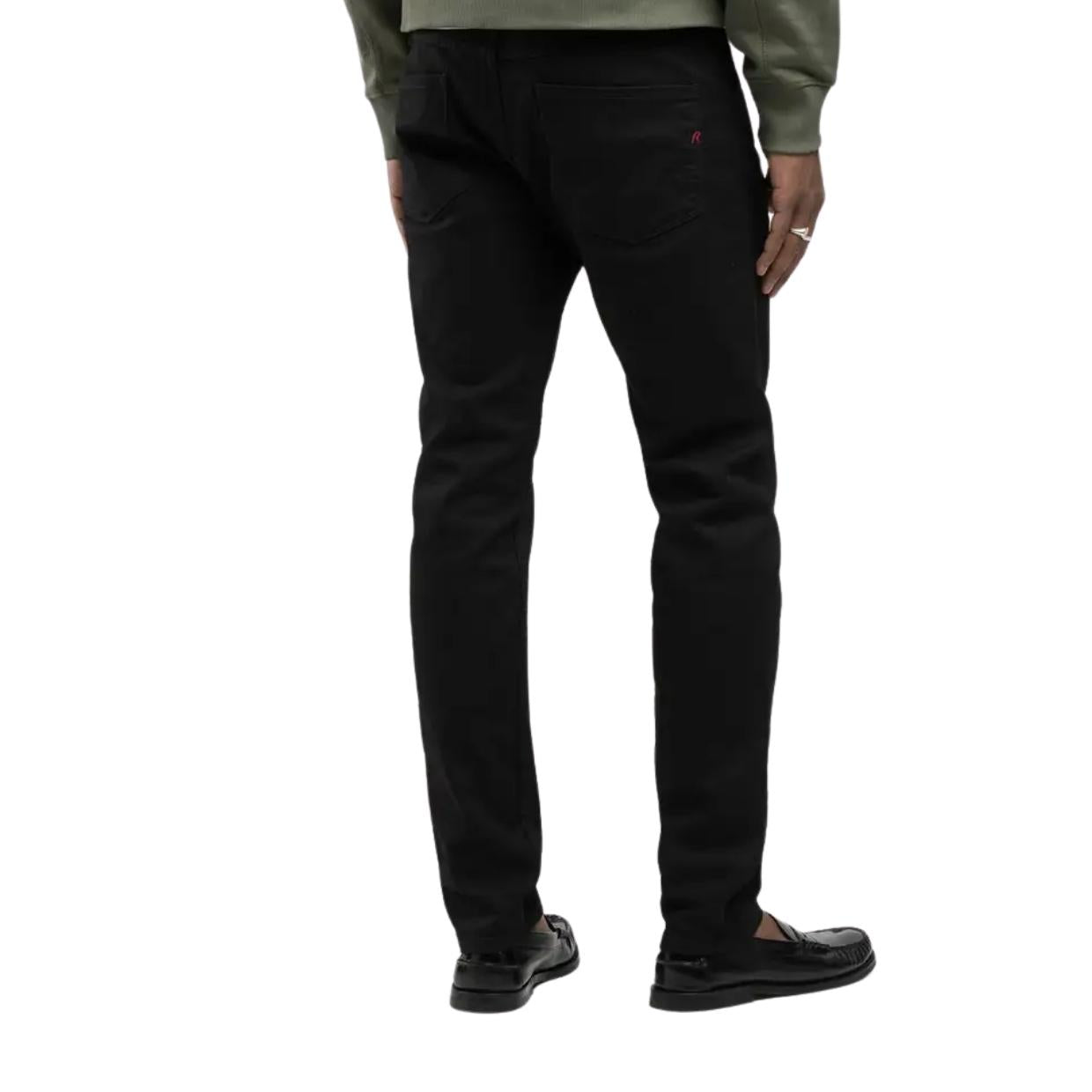 Replay Anbass Black Slim Fit Denim Jeans