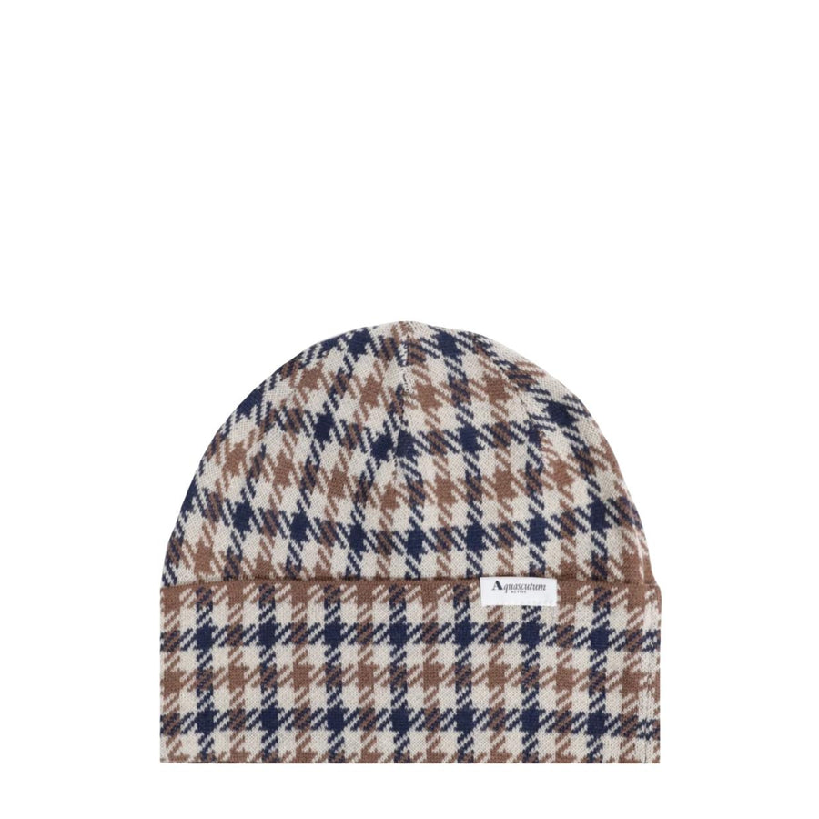 Aquascutum Active Club Check Beanie