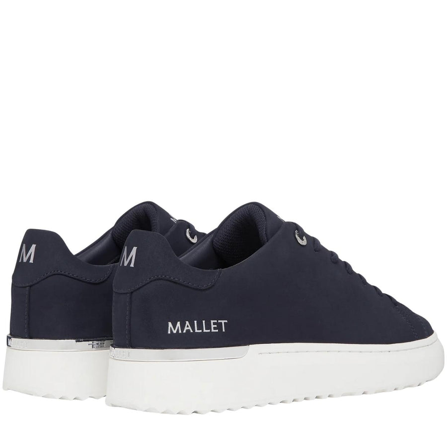 Mallet London GRFTR Lite Navy Silver Trainers