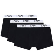 Emporio Armani Contrast Logo Stretch Jersey Three-Pack Boxer