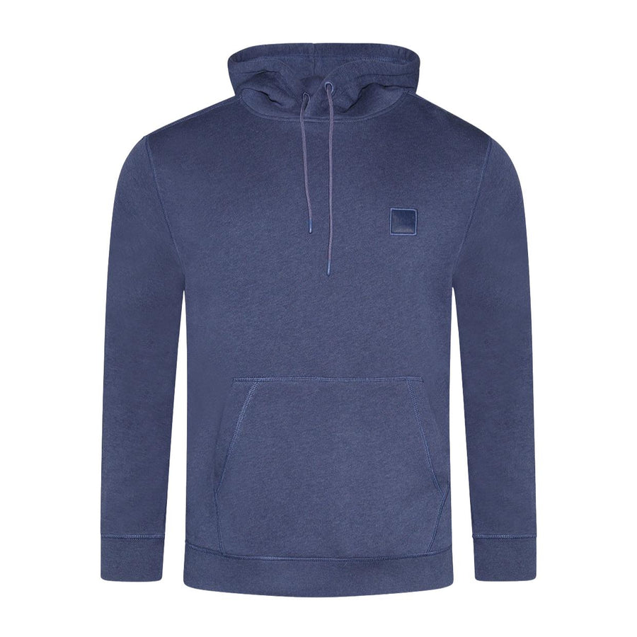 BOSS Navy Wetalk Hooded Sweater