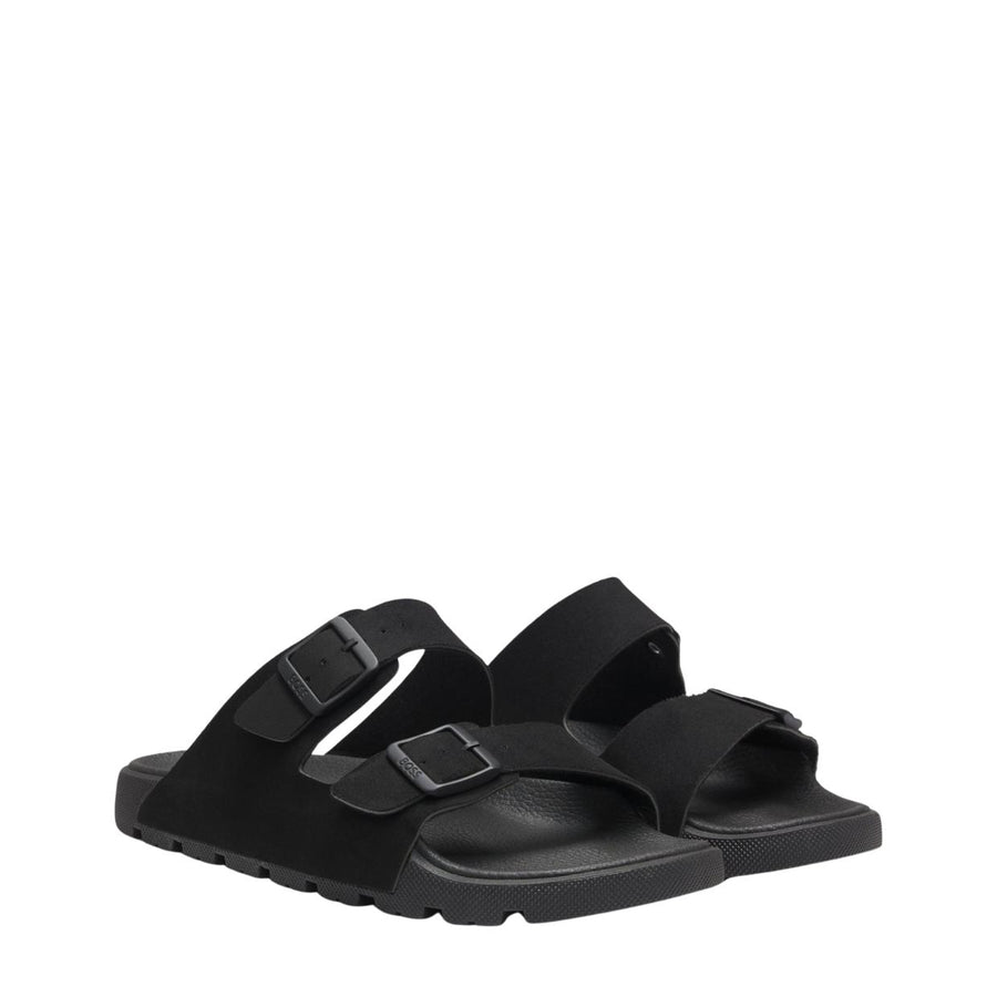 BOSS Surfley Black Two Strap Slides