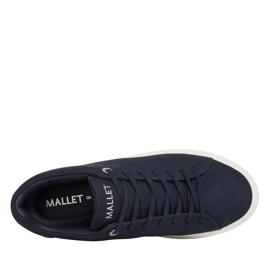 Mallet London GRFTR Lite Navy Silver Trainers