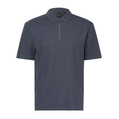 BOSS Ribnylon Blue Polo Shirt
