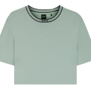 BOSS Logo Crew Neck Light Green T-Shirt