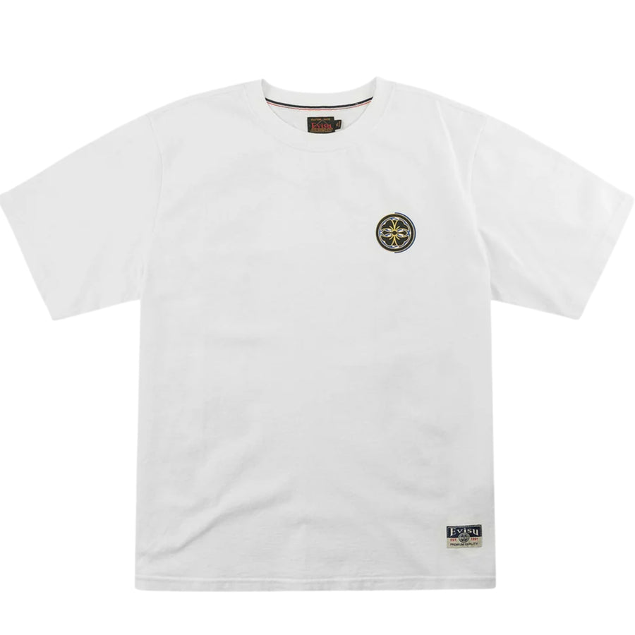 EVISU Printed Flying Dragon Daicock Off White T-Shirt