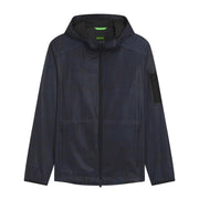 BOSS OW Jump Lightweight Navy Active Hooded Parka Jacket