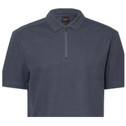 BOSS Ribnylon Blue Polo Shirt