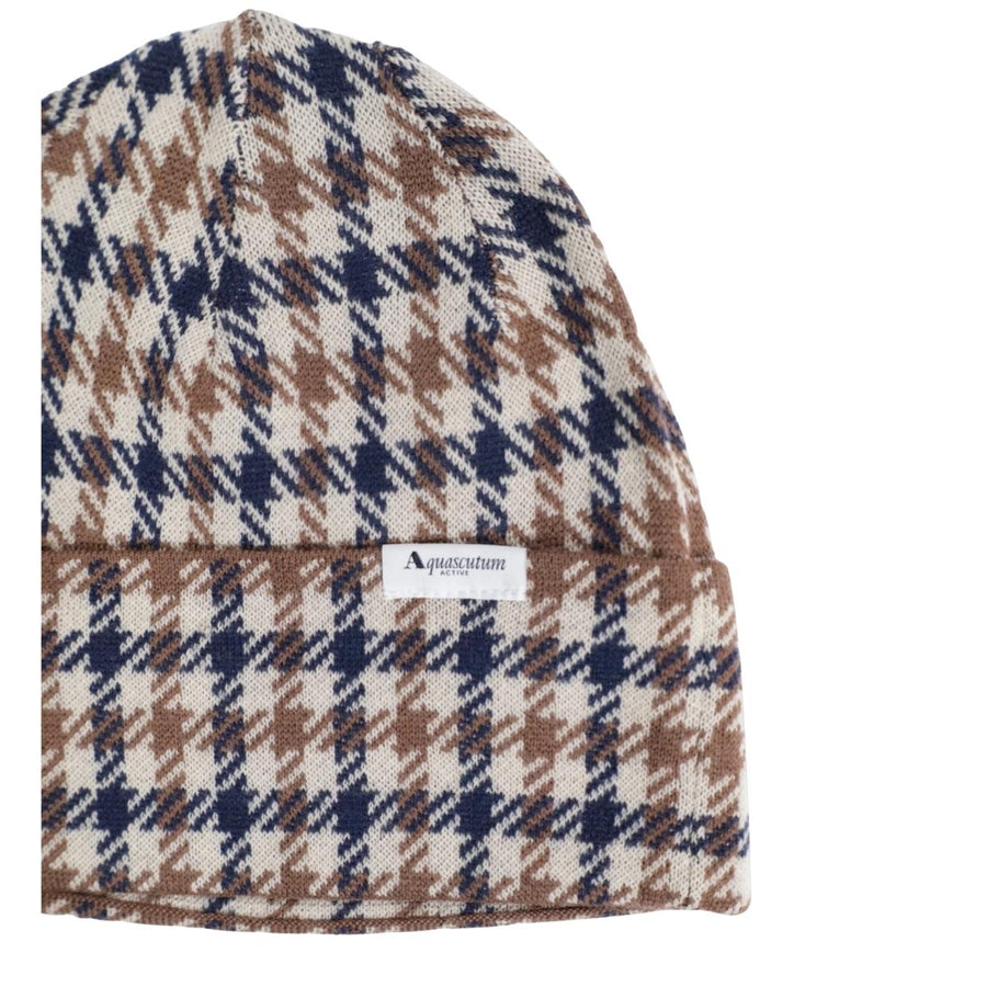 Aquascutum Active Club Check Beanie