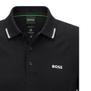 BOSS Regular Fit Swing Paddy Black Polo Shirt