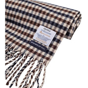 Aquascutum Club Check Water-Repellent Merino Wool Scarf