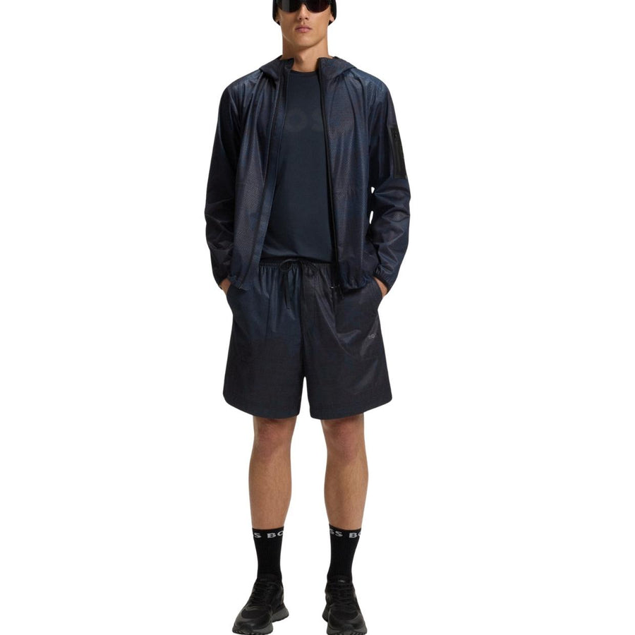 BOSS Lightweight Jump Navy Active Shorts
