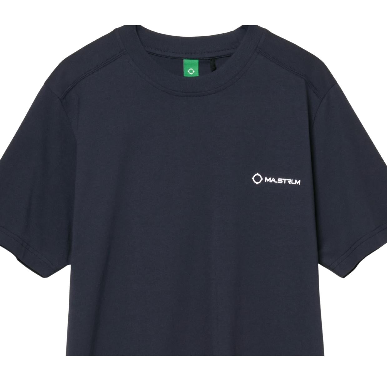 MA.STRUM Yawl Back Print Ink Navy T-Shirt