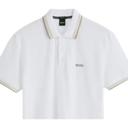 BOSS Paddy Regular Fit White Polo Shirt