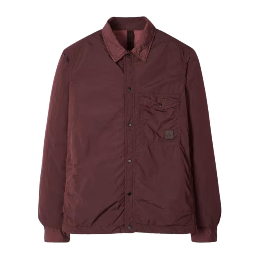 Paul Smith Lightweight Nylon Burgundy Overshirt