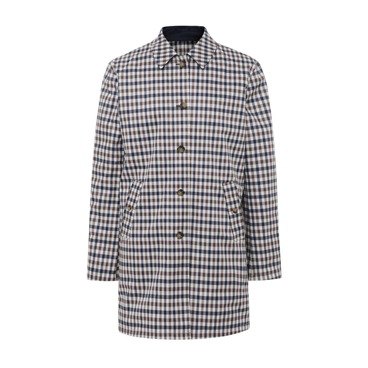 Aquascutum Active Navy Archival Reversible Coat