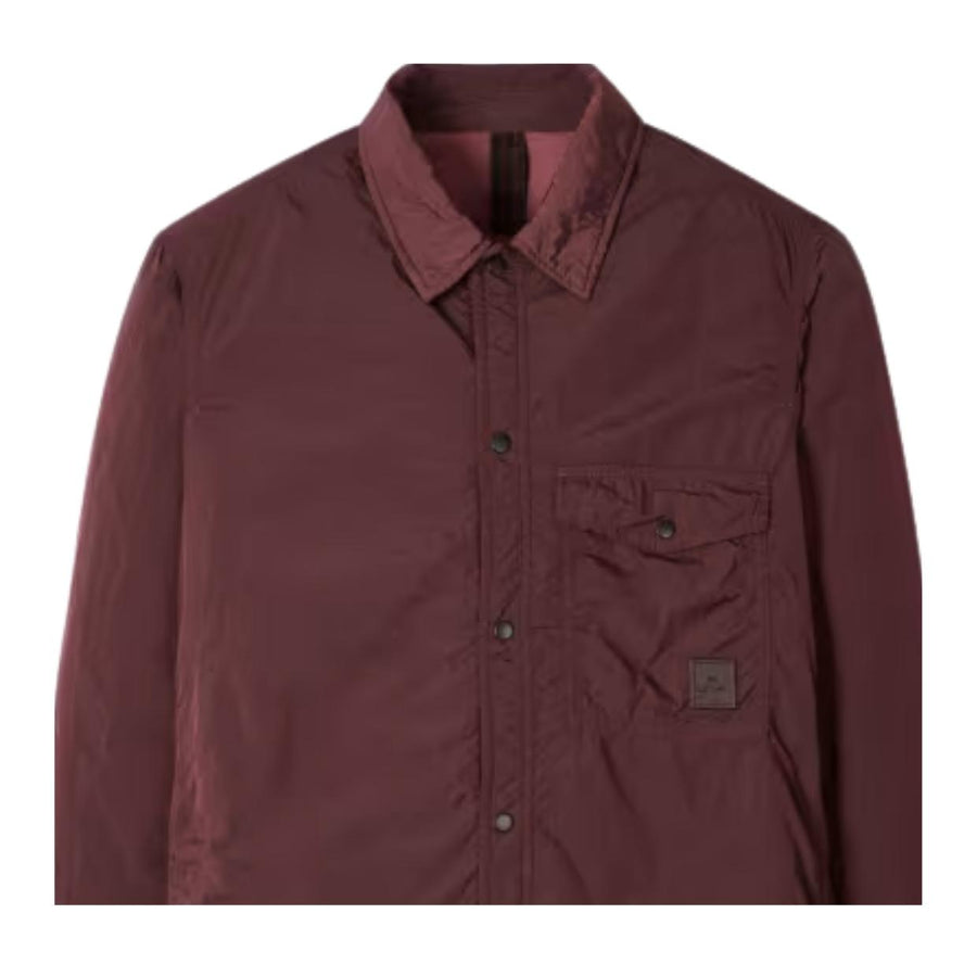 Paul Smith Lightweight Nylon Burgundy Overshirt