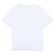 BOSS Kids Contrast Logo White T-Shirt