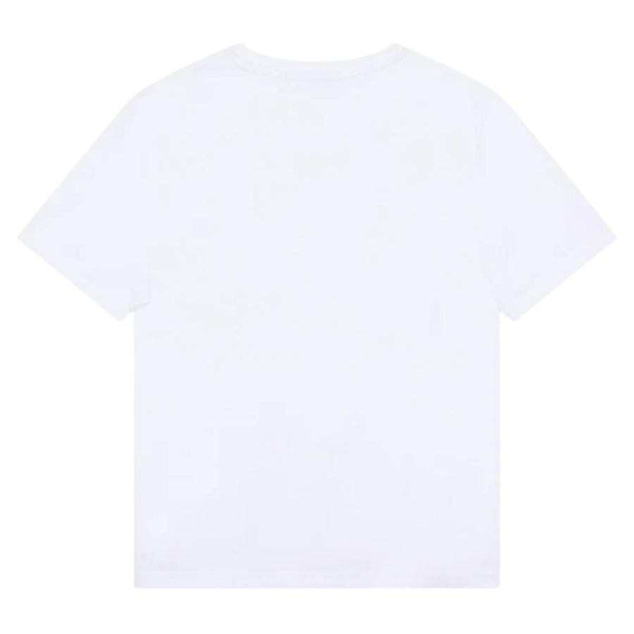 BOSS Kids Contrast Logo White T-Shirt