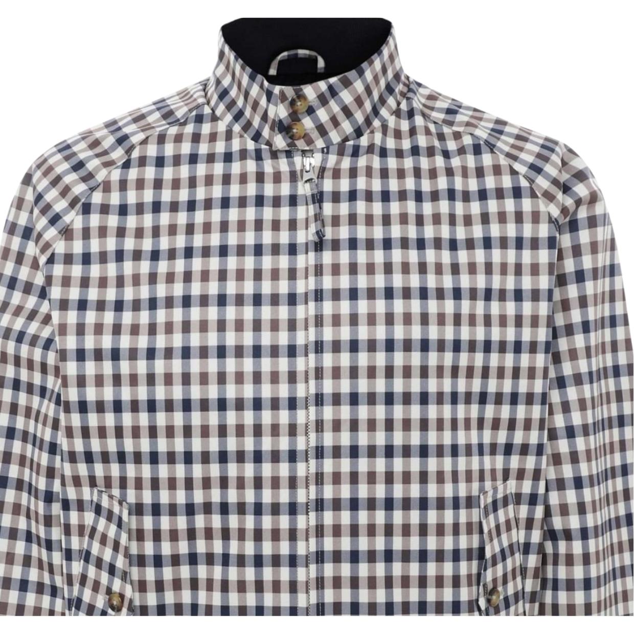 Aquascutum Active Archival Harrington Club Check Jacket